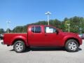 2012 Red Brick Nissan Frontier SV Crew Cab  photo #6