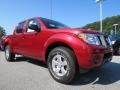 2012 Red Brick Nissan Frontier SV Crew Cab  photo #7