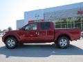 2012 Red Brick Nissan Frontier SV Crew Cab  photo #2