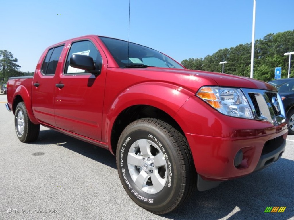 Red Brick 2012 Nissan Frontier SV Crew Cab Exterior Photo #67177370