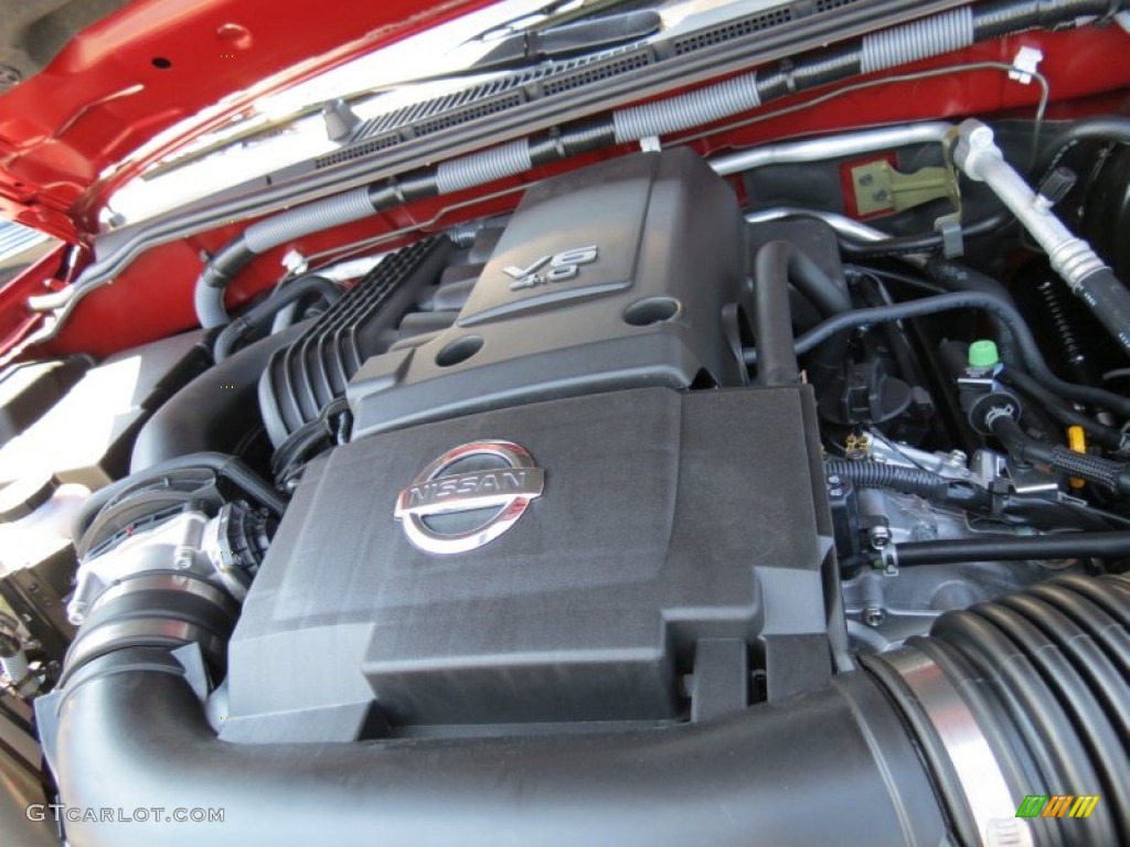 2012 Nissan Frontier SV Crew Cab 4.0 Liter DOHC 24-Valve CVTCS V6 Engine Photo #67177403