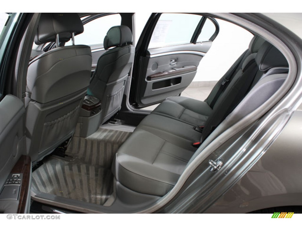 2006 7 Series 750Li Sedan - Sterling Grey Metallic / Basalt Grey/Flannel Grey photo #19