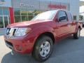 2012 Red Brick Nissan Frontier SV V6 King Cab  photo #1