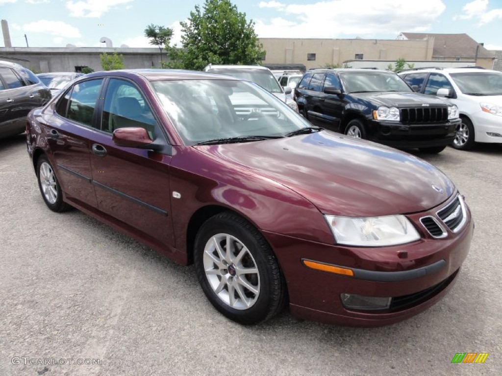 Merlot Red Metallic 2004 Saab 9-3 Arc Sedan Exterior Photo #67179263