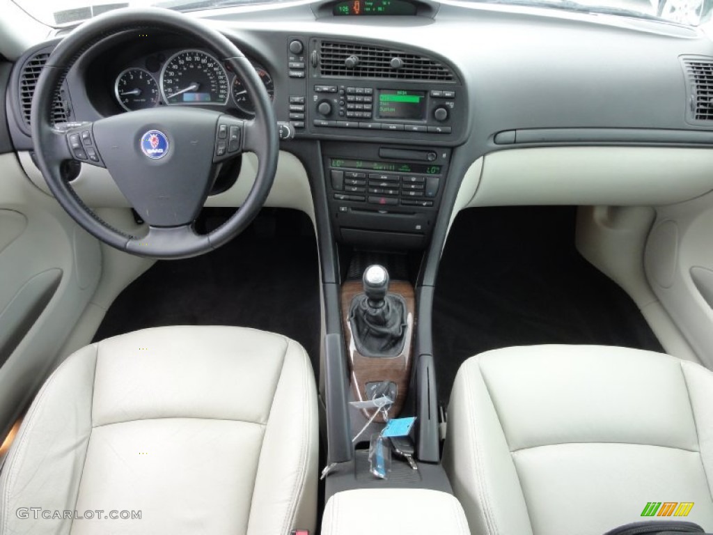 2004 Saab 9-3 Arc Sedan Parchment Dashboard Photo #67179500