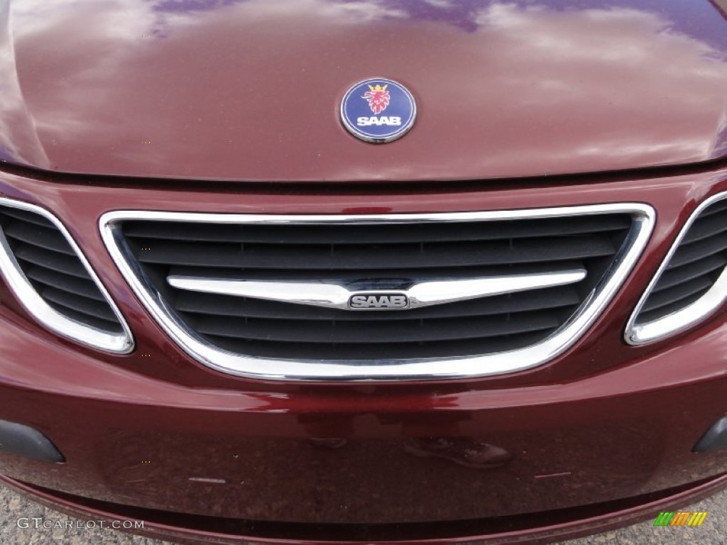 2004 9-3 Arc Sedan - Merlot Red Metallic / Parchment photo #36