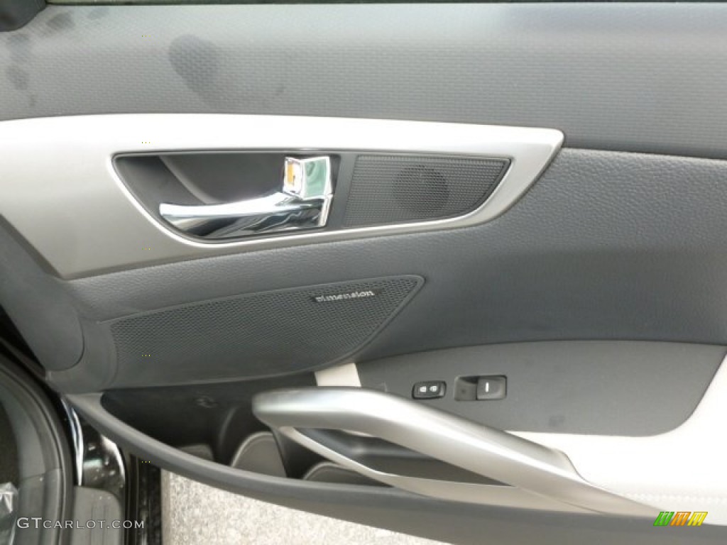 2012 Veloster  - Ultra Black / Gray photo #12