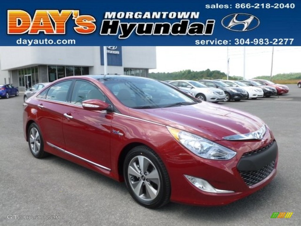 Venetian Red Pearl Hyundai Sonata