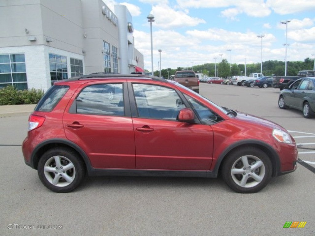 2009 SX4 Crossover AWD - Sunlight Copper Metallic / Black photo #2