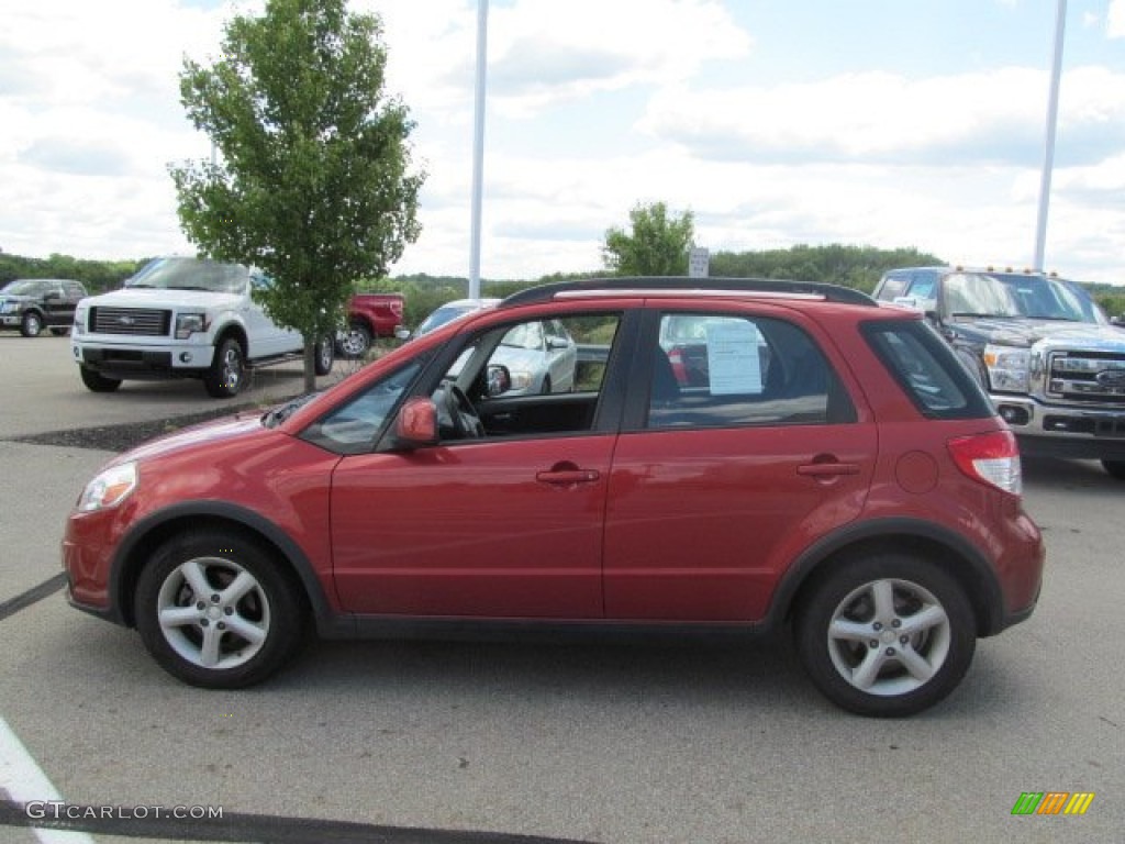 2009 SX4 Crossover AWD - Sunlight Copper Metallic / Black photo #5