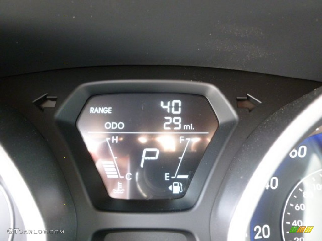2013 Elantra Limited - Black / Black photo #20