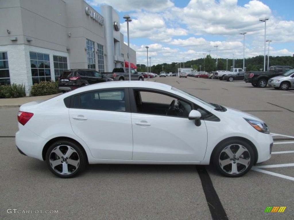 Clear White 2012 Kia Rio EX Exterior Photo #67181762