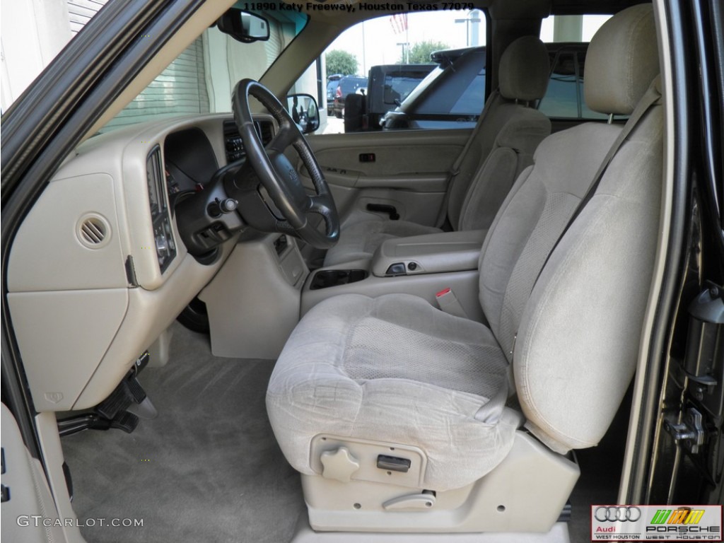 2002 Silverado 1500 LS Extended Cab - Onyx Black / Tan photo #7