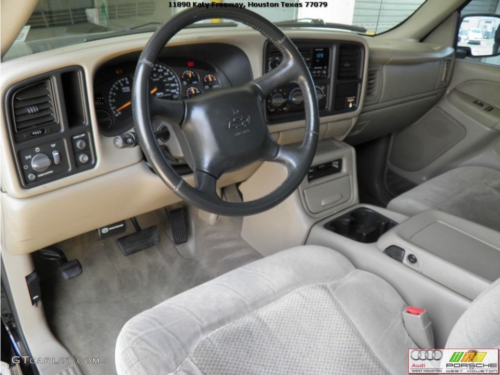 2002 Silverado 1500 LS Extended Cab - Onyx Black / Tan photo #8