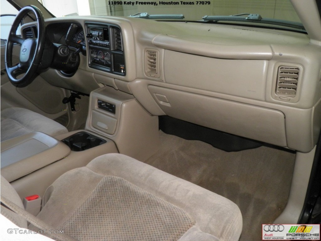 2002 Silverado 1500 LS Extended Cab - Onyx Black / Tan photo #24