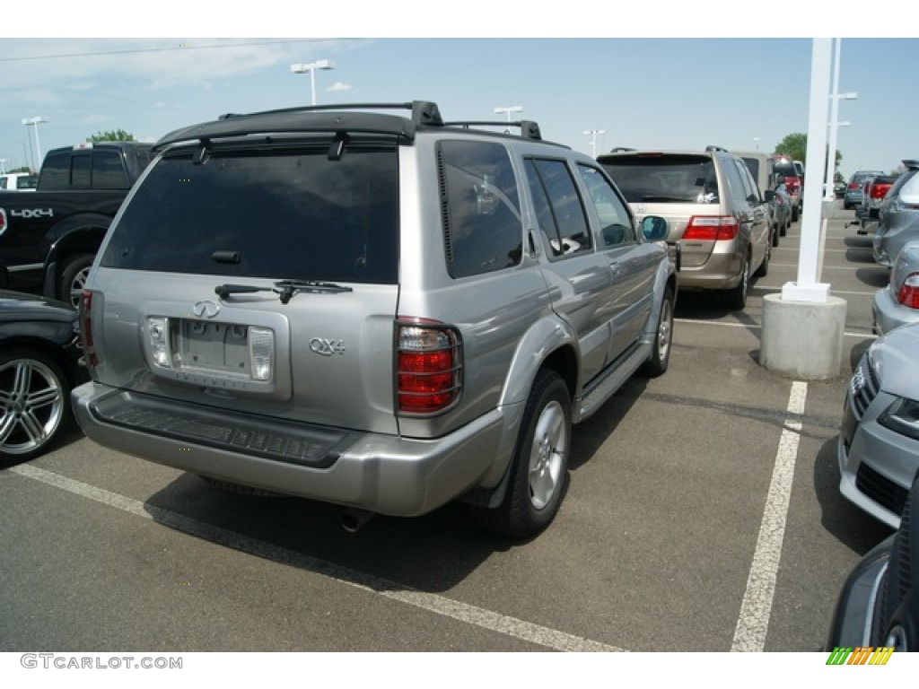 2001 QX4 4x4 - Titanium Metallic / Graphite photo #2