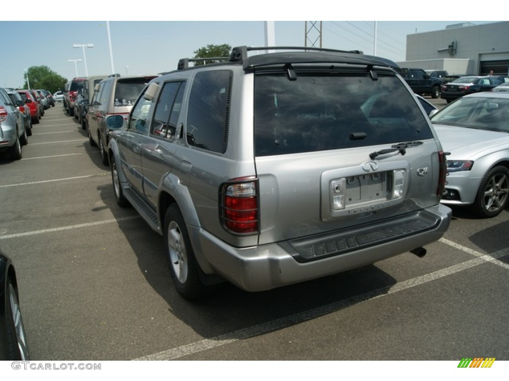 2001 QX4 4x4 - Titanium Metallic / Graphite photo #3