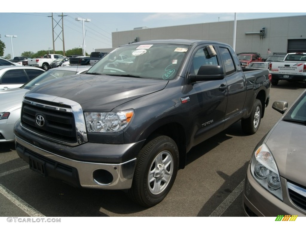 2011 Tundra SR5 Double Cab 4x4 - Magnetic Gray Metallic / Graphite Gray photo #4