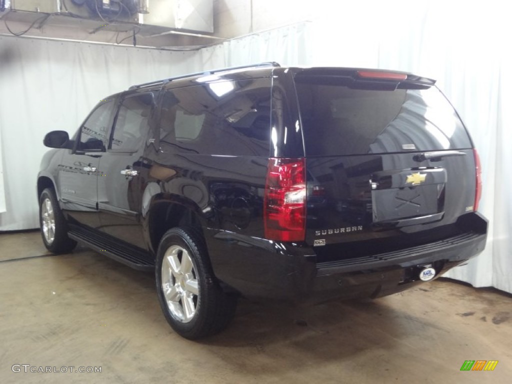 2008 Suburban 1500 LTZ 4x4 - Black / Ebony photo #5