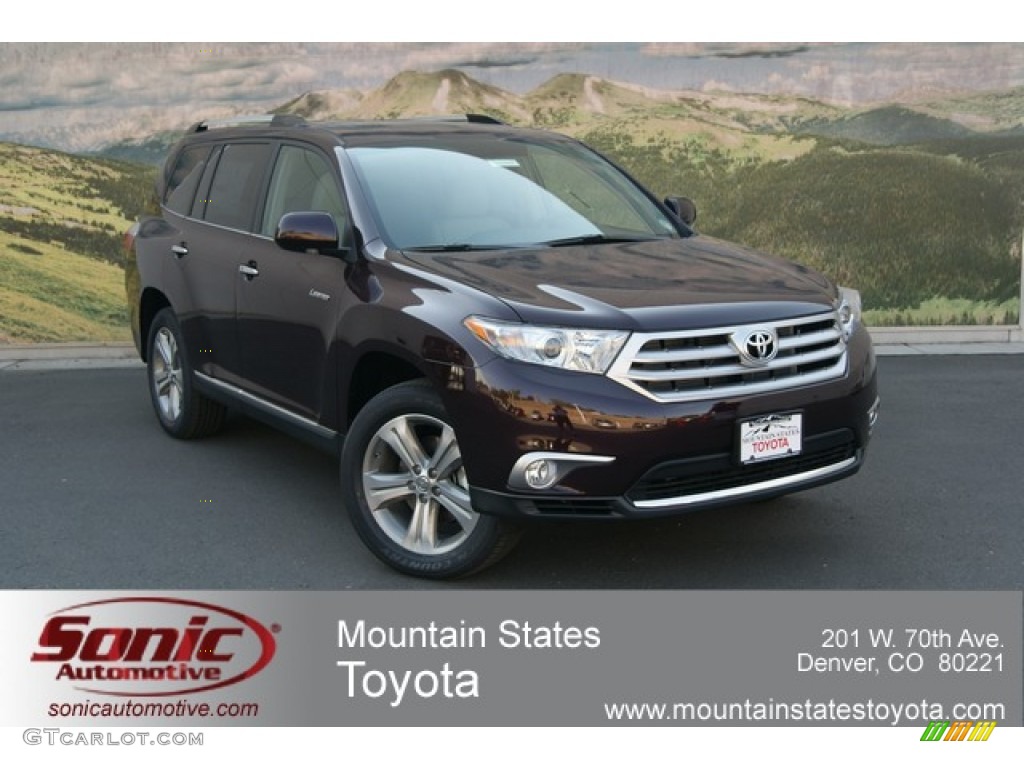 Sizzling Crimson Mica Toyota Highlander