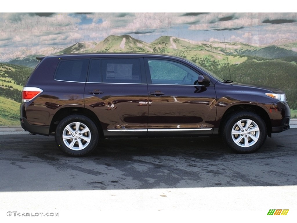 2012 Highlander V6 4WD - Sizzling Crimson Mica / Ash photo #2