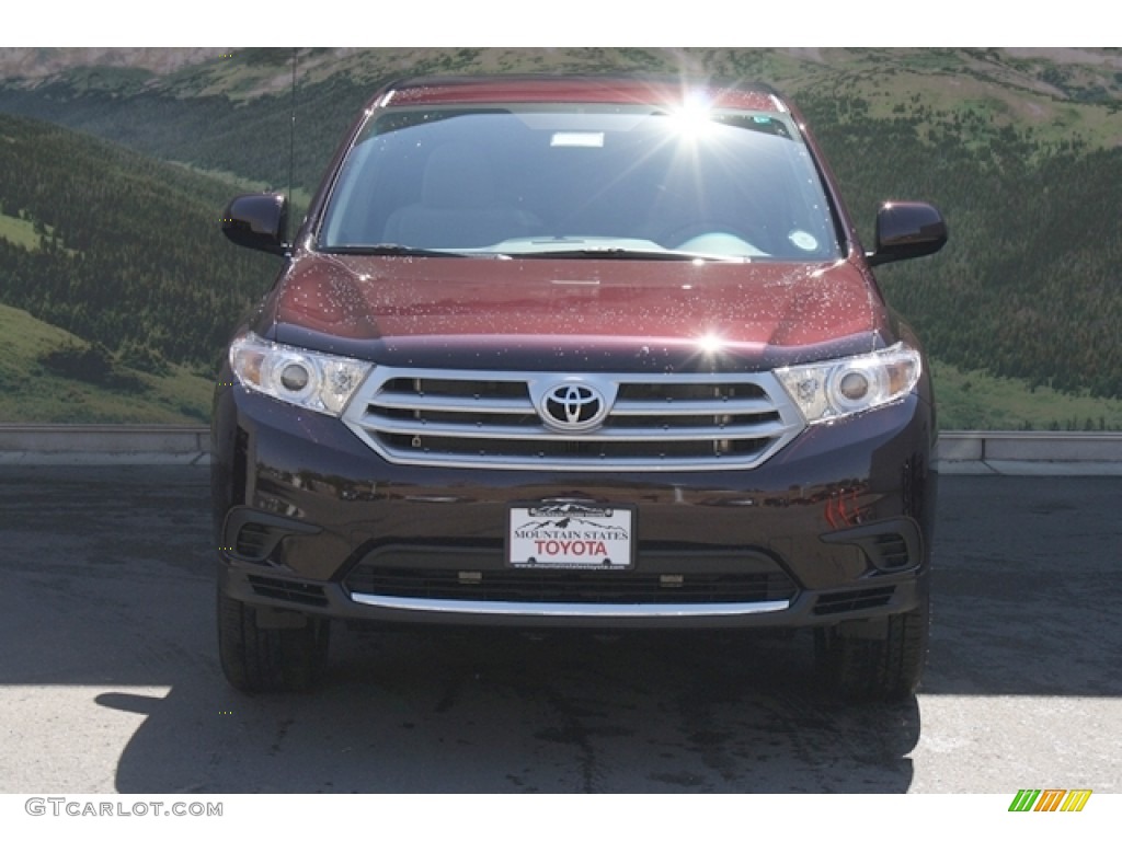 2012 Highlander V6 4WD - Sizzling Crimson Mica / Ash photo #4