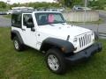 2012 Bright White Jeep Wrangler Sport 4x4  photo #1