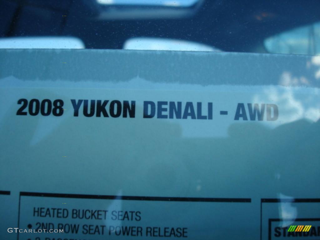 2008 Yukon Denali AWD - Stealth Gray Metallic / Ebony photo #52