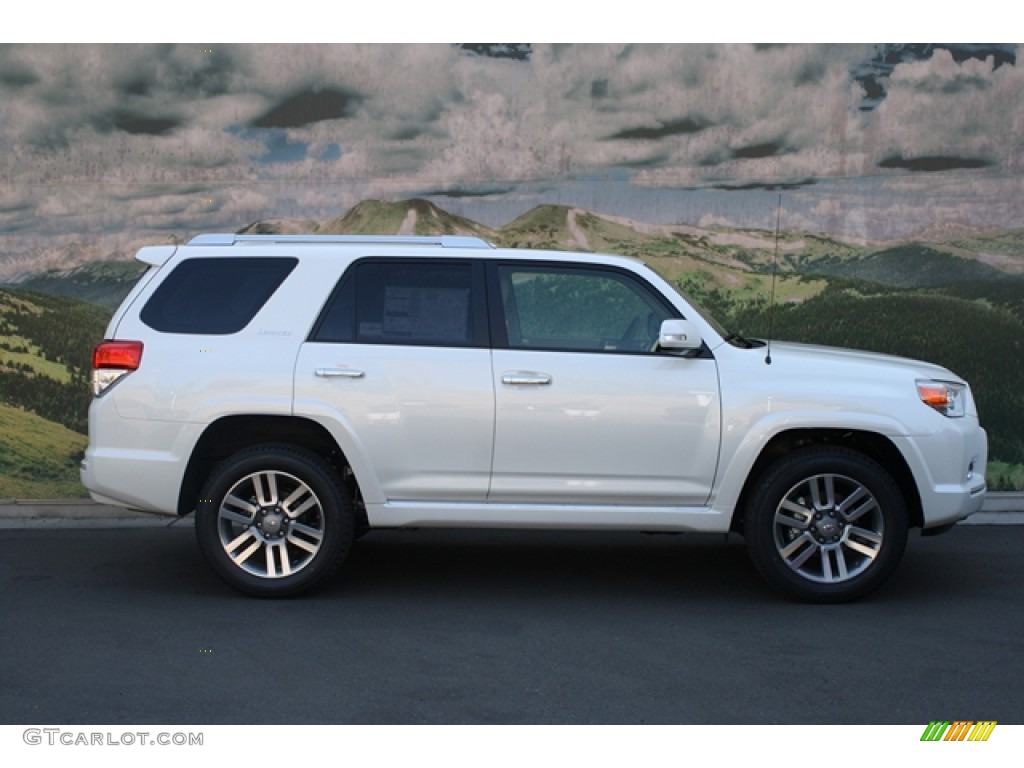 2012 4Runner Limited 4x4 - Blizzard White Pearl / Sand Beige Leather photo #2