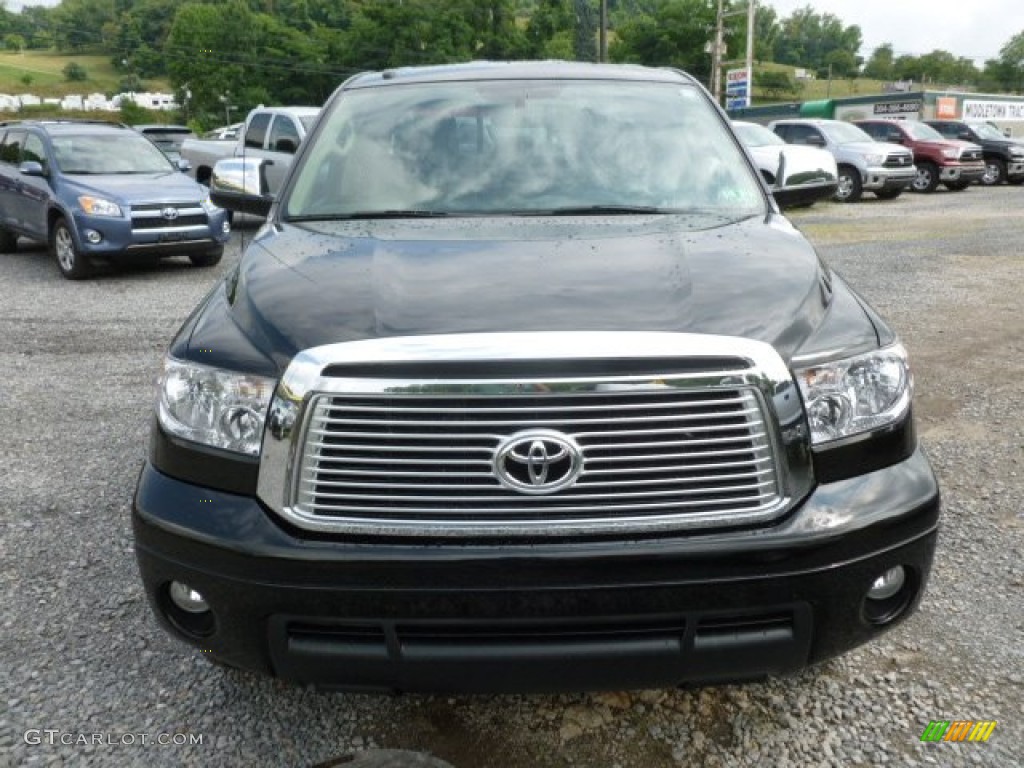 2011 Tundra Limited Double Cab 4x4 - Black / Sand Beige photo #2