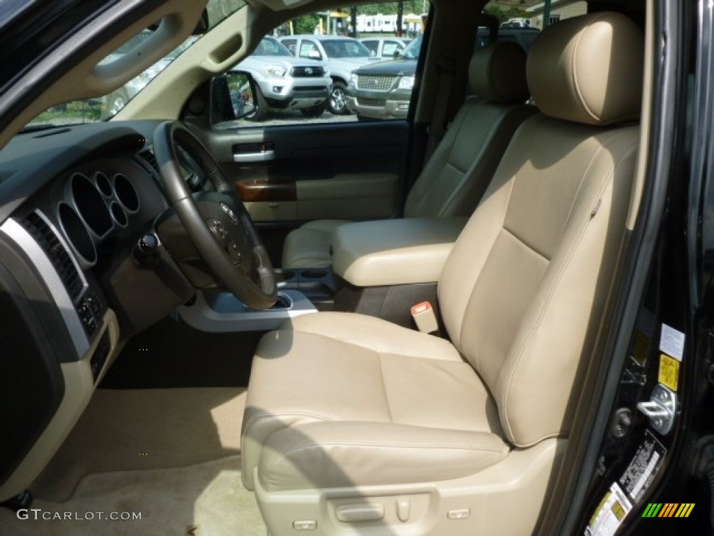 2011 Tundra Limited Double Cab 4x4 - Black / Sand Beige photo #9