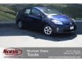 2012 Nautical Blue Metallic Toyota Prius 3rd Gen Three Hybrid  photo #1