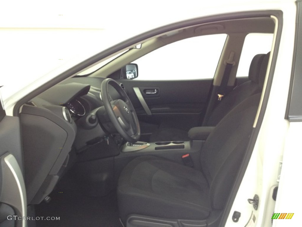 2011 Rogue S AWD - Pearl White / Black photo #10