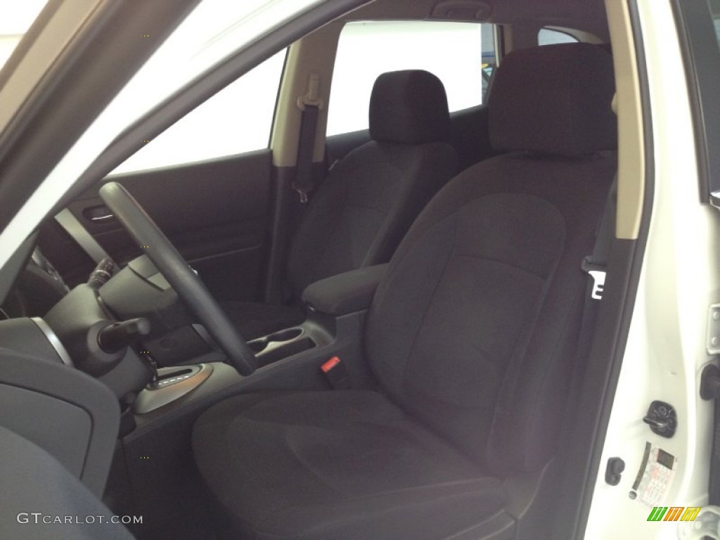 2011 Rogue S AWD - Pearl White / Black photo #13