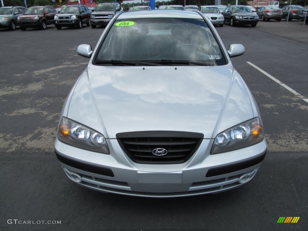 2006 Elantra GT Hatchback - Sterling Silver / Gray photo #4