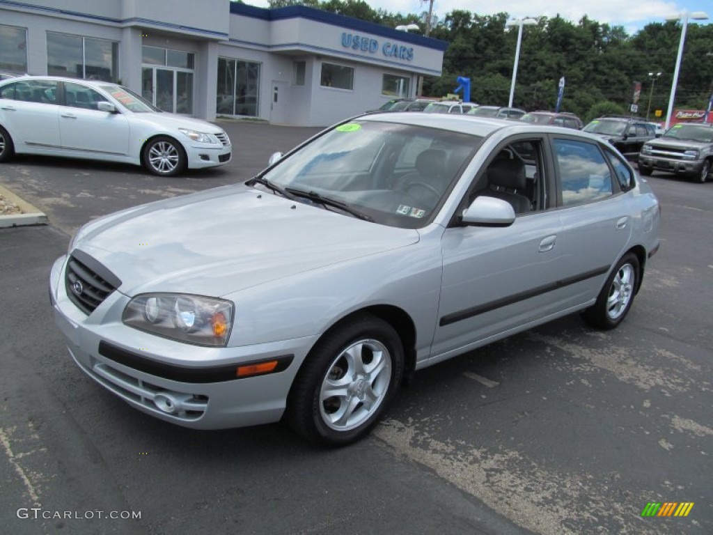 2006 Elantra GT Hatchback - Sterling Silver / Gray photo #5