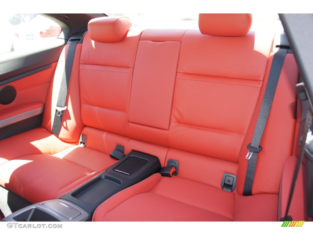 2012 BMW 3 Series 335is Coupe Rear Seat Photo #67189664