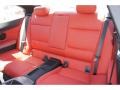 Coral Red/Black Rear Seat Photo for 2012 BMW 3 Series #67189664