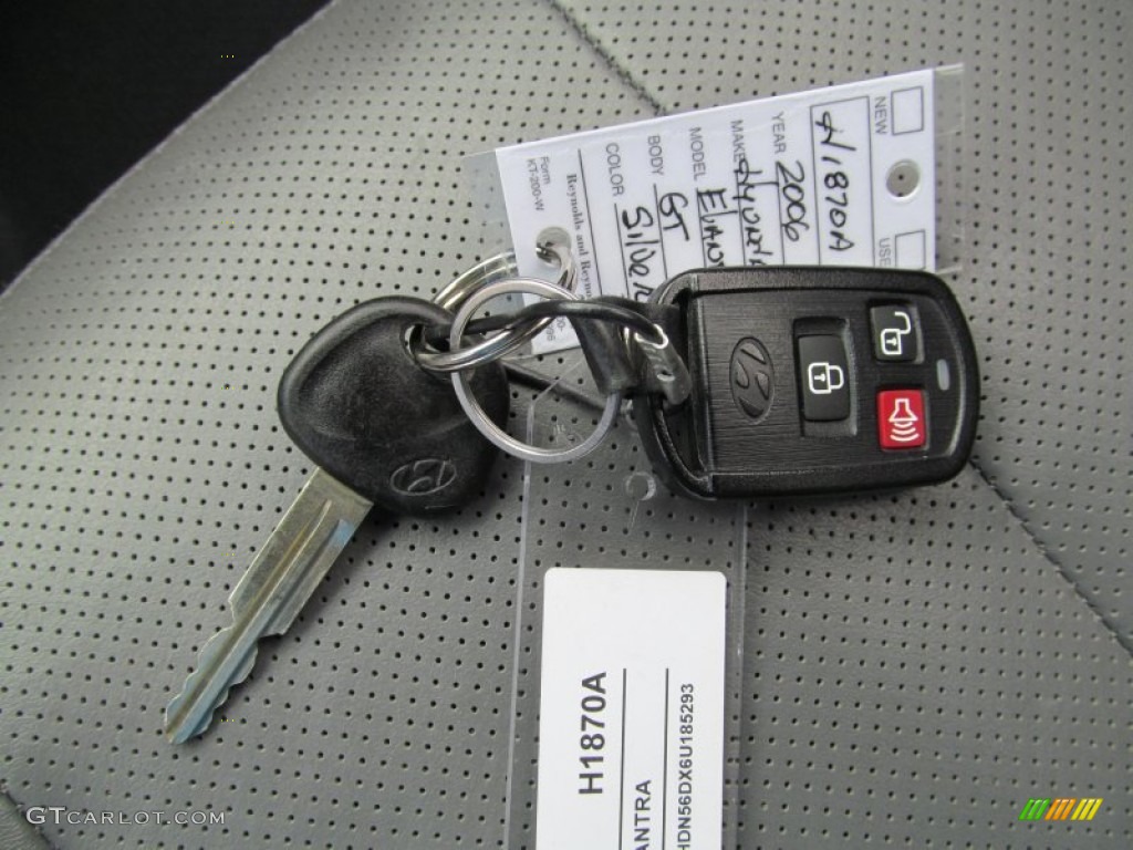 2006 Elantra GT Hatchback - Sterling Silver / Gray photo #22