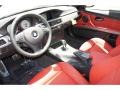 Coral Red/Black Prime Interior Photo for 2012 BMW 3 Series #67189682