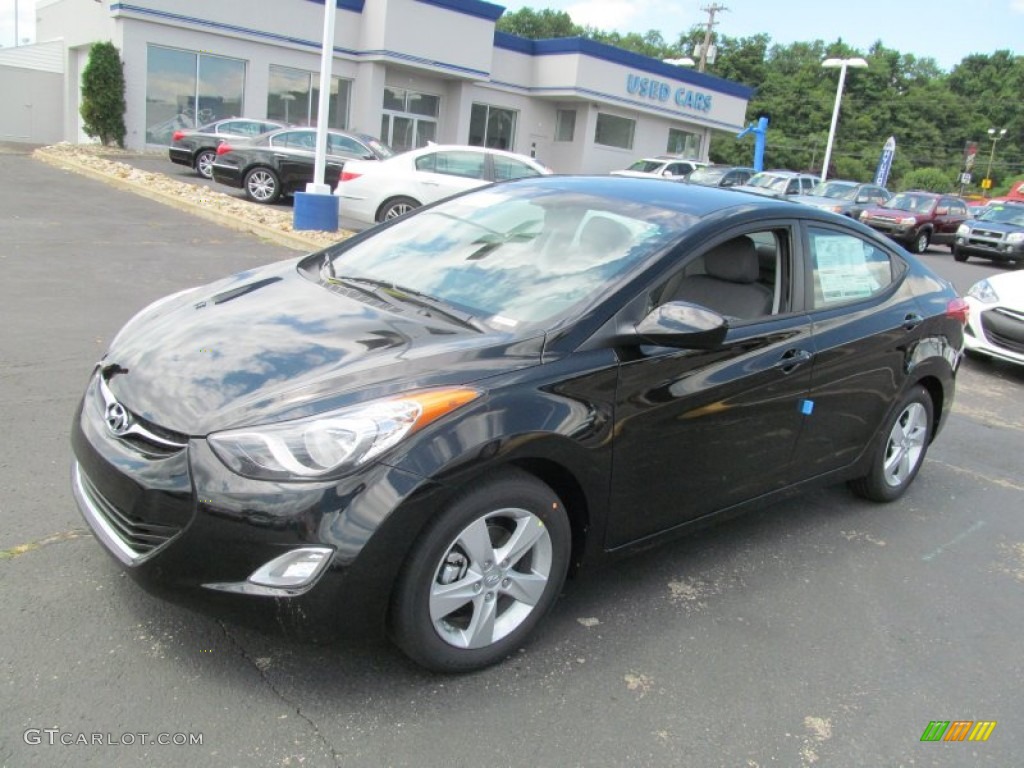 2013 Elantra GLS - Black / Gray photo #3