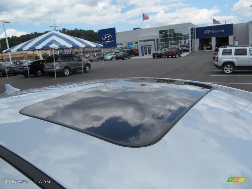 2013 Elantra Limited - Shimmering Air Silver / Gray photo #3