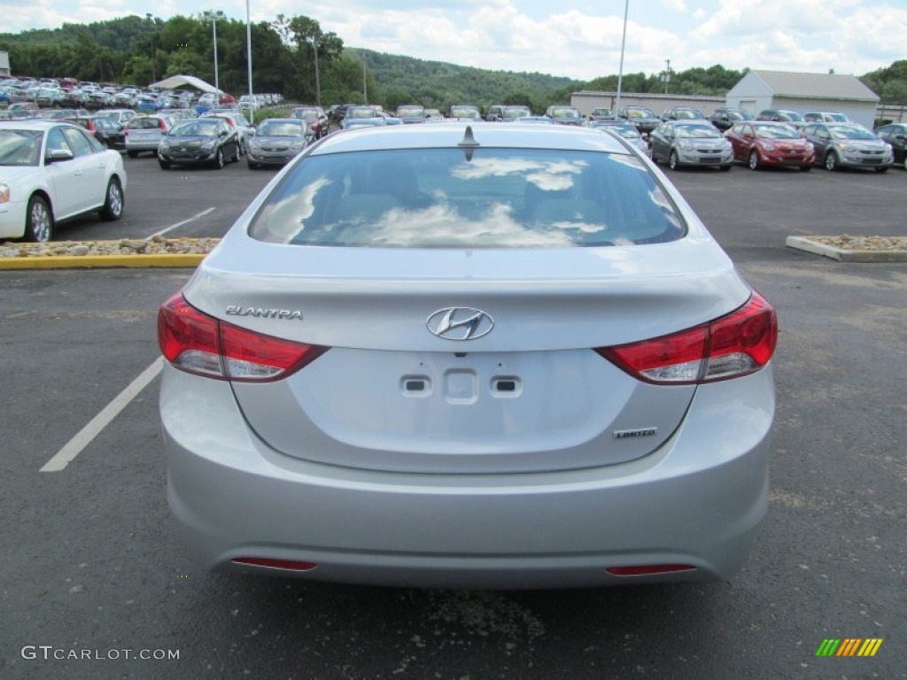 2013 Elantra Limited - Shimmering Air Silver / Gray photo #5
