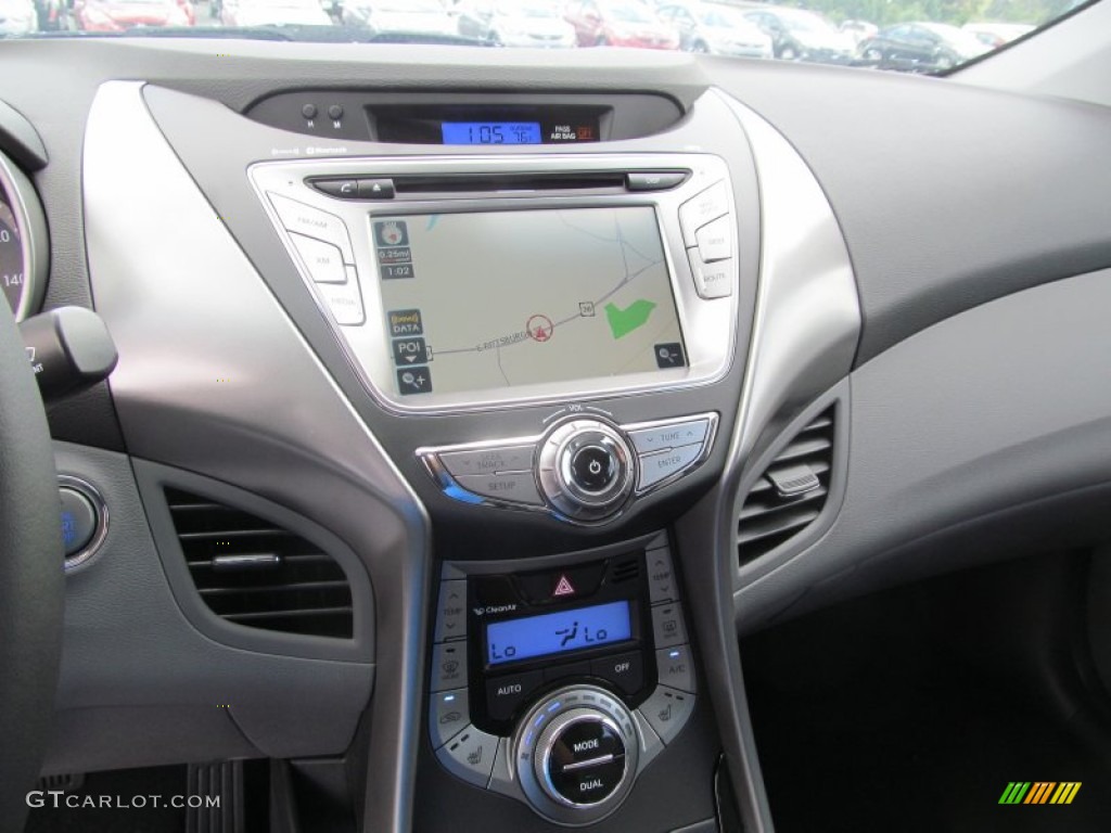 2013 Elantra Limited - Shimmering Air Silver / Gray photo #8