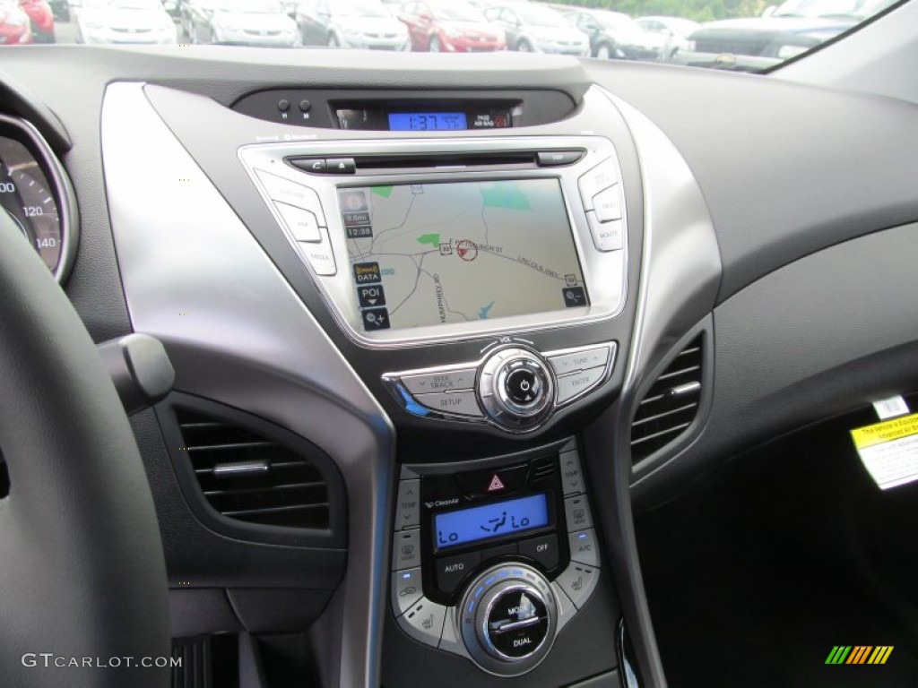 2013 Elantra Limited - Midnight Black / Black photo #8