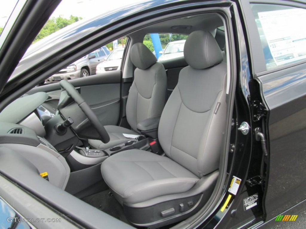 2013 Elantra Limited - Black / Gray photo #6