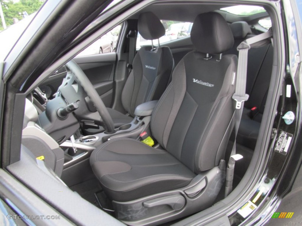 2012 Veloster  - Ultra Black / Black photo #5
