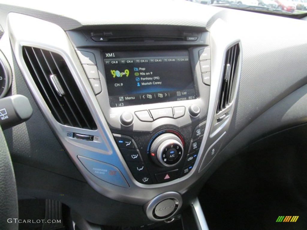 2012 Veloster  - Ultra Black / Black photo #8