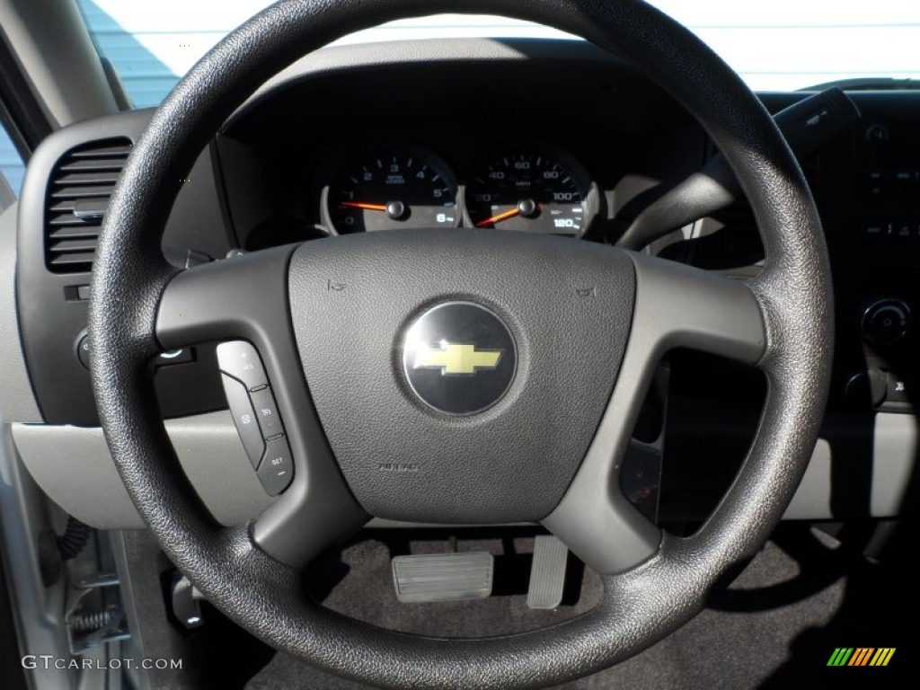 2010 Silverado 1500 LS Crew Cab - Sheer Silver Metallic / Dark Titanium photo #39