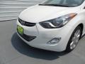 2013 Shimmering White Hyundai Elantra Limited  photo #9